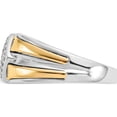 thumbnail image 3 of 14K Two-Tone Black And White Diamond Mens Ring (Size 10) Made In India rm5836-bk-033-wya, 3 of 5