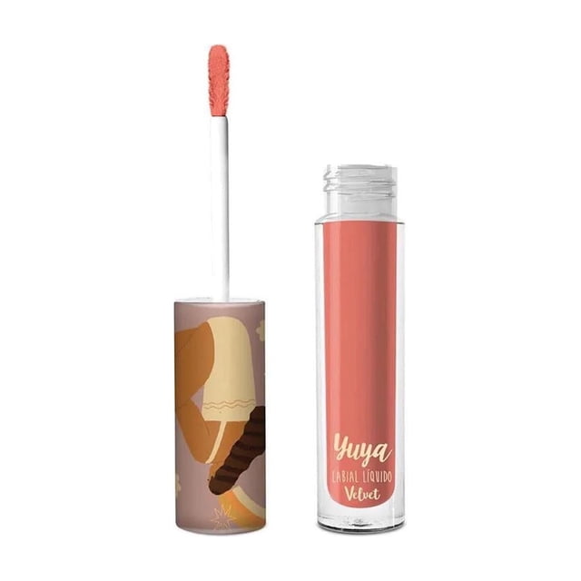 Labial Velvet Yuya Original varios Tonos Republic Cosmetics. salmon