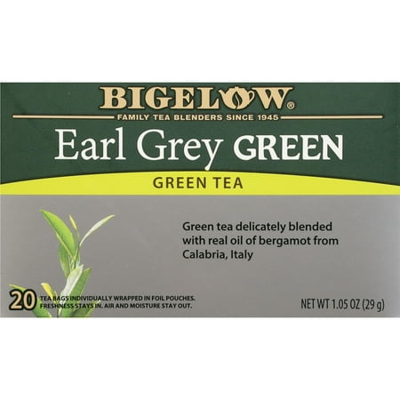 Bigelow Earl Grey  Green Tea Bags  20 Count