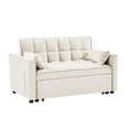 thumbnail image 5 of Aukfa Pull Out Sofa Bed, Loveseat Convertible Sleeper Sofa Couch, Beige, 5 of 8