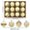 Beige, variant on Flocked Velvet Christmas Balls, Sequined Diamond Ornaments, Exquisite Christmas Tree Pendants, Holiday Decorating Supplies