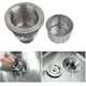 thumbnail image 3 of 3-1/2 Inch Sink Drain Assembly Kit, Removable Deep Sink Strainer Basket with Sink Stopper/Sealing Lid for Home, Kitchen, Stainless Steel, 3 of 5