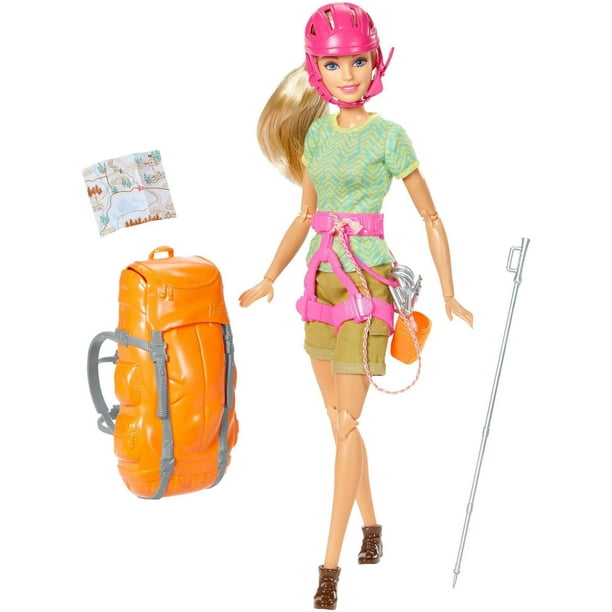 Autonomie gewelddadig middernacht Barbie Camping Fun Hiker Doll - Walmart.com