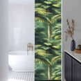 thumbnail image 3 of Summer Palm Tree Window Privacy Film, Nature Green Tropical Plant Leaves Static Cling UV Sun Blocking Heat Control Window Tint Day and Night, Non-Adhesive One Way Windows Privacy Cover 17.7''x78.7'', 3 of 7