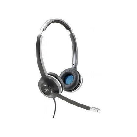 UPC: 0889728143769 | Cisco Headset 532 (Wired Dual with Quick Disconnect coiled RJ Headset Cable) – Stereo – Quick – – –