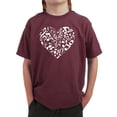 thumbnail image 1 of Boy's Word Art T-shirt - Heart Notes, 1 of 2