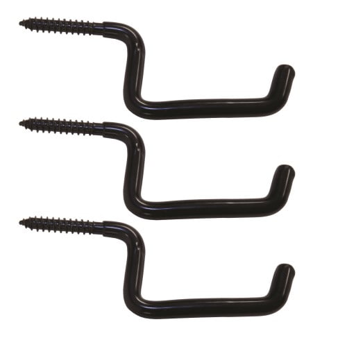 Big Game Treestands Muddy Treestands Screw-In Accessory Hook (3-Pack), One Size, Black