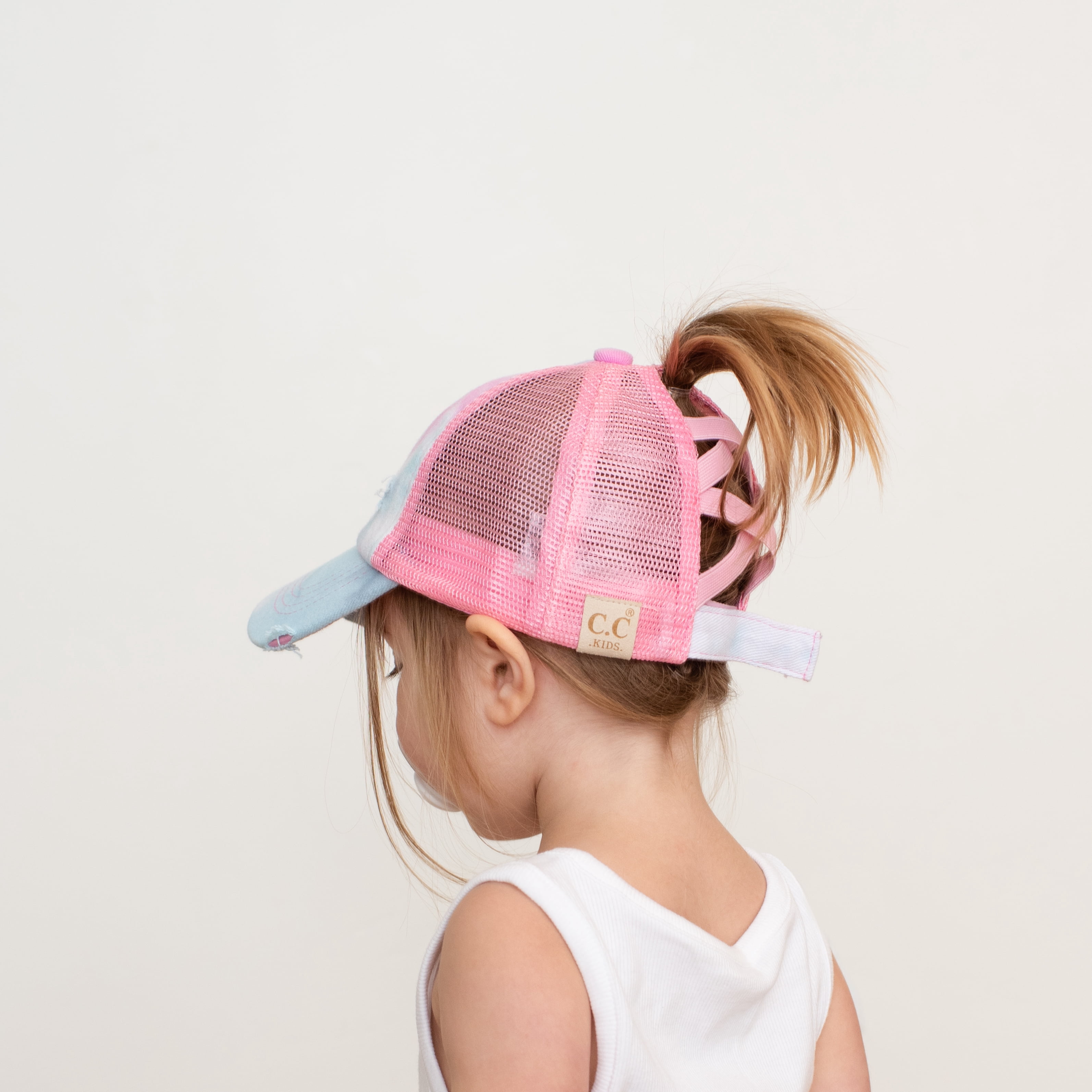 CC Kids Tie-Dye Criss-Cross Pony Cap