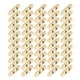 thumbnail image 1 of Botón 50 Uds. Botones En Forma De Oliva Botones De Madera De Color Crema Accesorios De Costura De Tela 30mm, 1 of 7