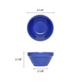 thumbnail image 2 of Excellante Color Purple Melamine Dinnerware Collection 4.25 Inch Bouillon Cup - 8 Oz, Comes in Dozen, 2 of 2