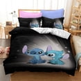 thumbnail image 1 of Duvet Cover 3D Anime Stitch Pattern Duvet Cover Set Pillowcase Bedding Set Single Double Queen Size Support Custom Size Kids, 1 of 10