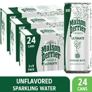 Maison Perrier Unflavored Ultimate Sparkling Water, 267.6 fl oz, 24 Pack Cans