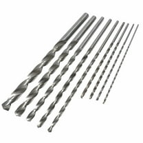 ROCKROK Extended Twist Drill Bit High Speed Steel Sturdy Drill Set 9Pcs150/200mm