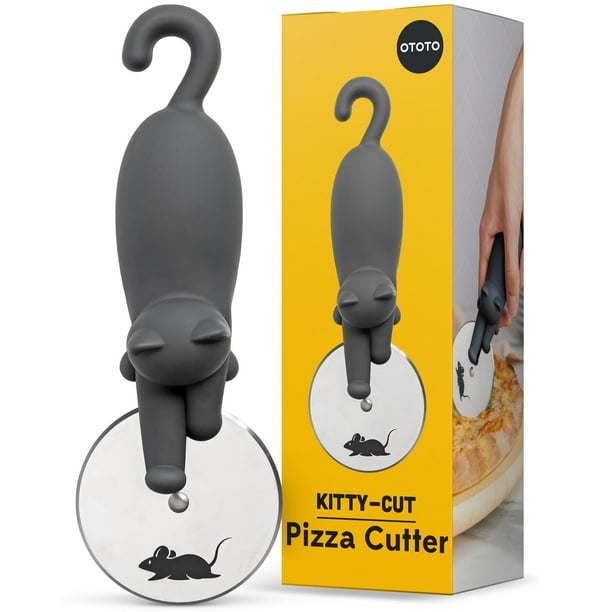 Cortador de pizza OTOTO Kitty Cut, utensilio de cocina de acero inoxidable