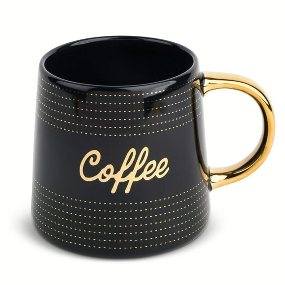 Thyme & Table Stoneware 20 fl oz Coffee Mug, Black, Mugs