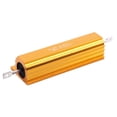 thumbnail image 6 of 2X Gold Aluminum Clad Power Resistor Resistance 100W, 2 Ohm 2R, 6 of 9
