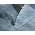 thumbnail image 4 of Ambesonne Nature Quilted Bedspread Set 3 Pcs, Wooden Cabins Norway, Queen Size, Blue Green, 4 of 5