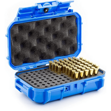 Pistol Ammo Case Compatible with 5.7/9mm/.40/.380-100 Rounds Lockable