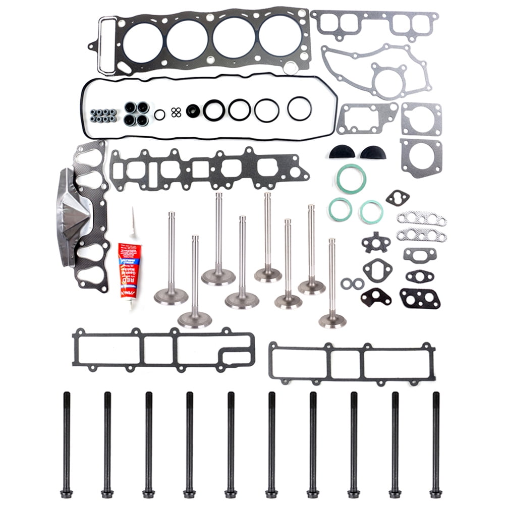 ECCPP Engine Replacement Head Gasket Set Bolts Kit Exhaust Intake