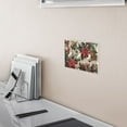 thumbnail image 5 of Yayeee Toggle Light Switch Wall Plate 2-Gang 4.56"x4.48" Decorative Outlet Cover, Red Christmas Poinsettia, 5 of 7