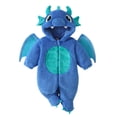 thumbnail image 2 of Baby Warm Long Sleeve Hooded Jumpsuit Dinosaur Costume Infant Baby Clothes Halloween Party Clothes Kids Halloween Costumes Size 0-12 Months, 2 of 9