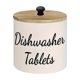 thumbnail image 1 of Contenedor para cápsulas de lavavajillas con tapa, caja de almacenamiento para decoración y accesorios de cocina, madera Blanco, 1 of 9