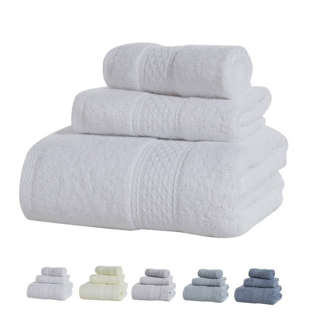 3 Pcs/set Home Hotel Cotton Towel Hands Face Body Water Sweat