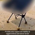 thumbnail image 4 of 4pcs Moon Chair Foot Cover Camping Chair Foot Protectors Stabilizing Rubber Ball Feet Pad, 4 of 6