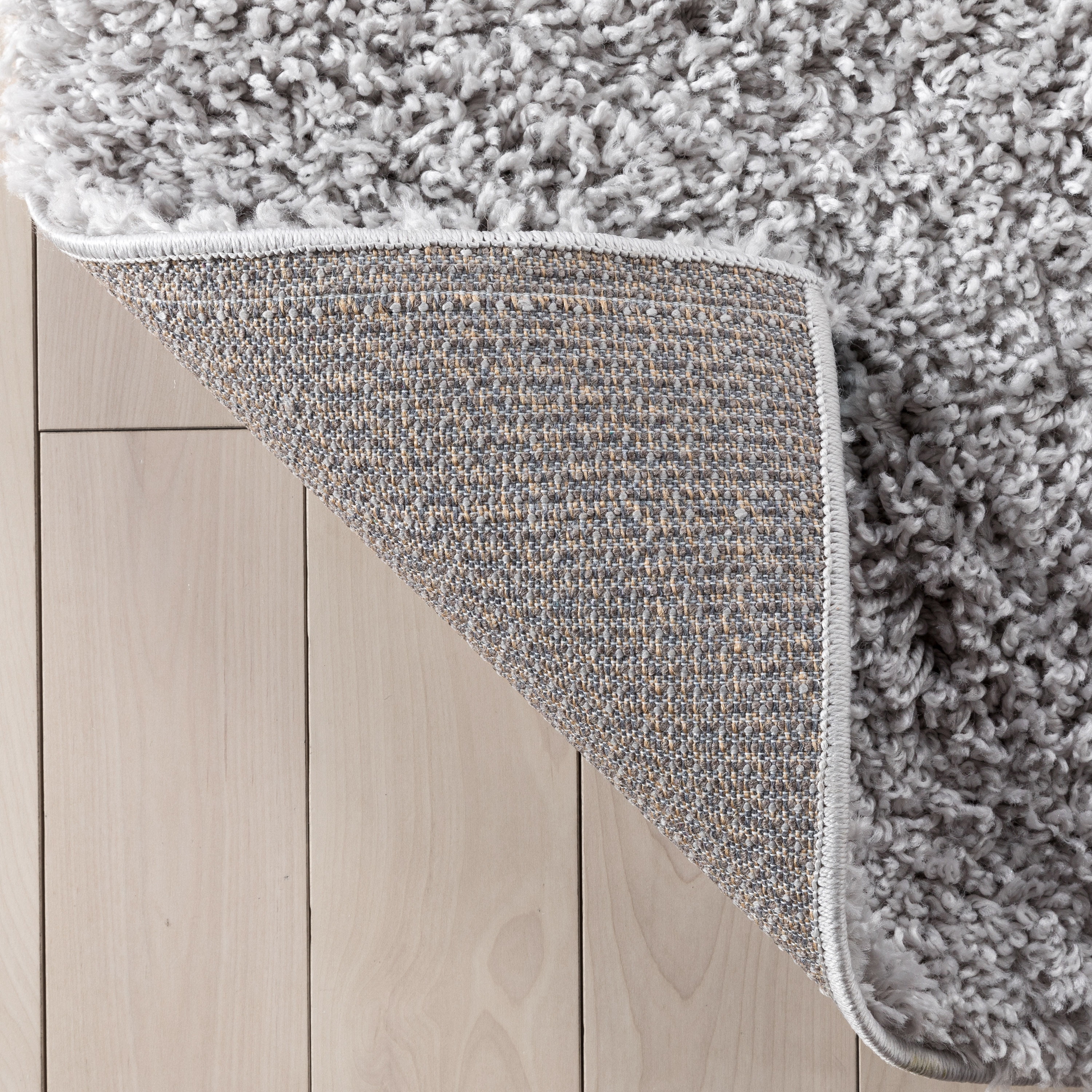 Well Woven Elle Basics | Emerson Shag Light Grey | Textured Runner Rug 3x10 (2'7" x 9'6")