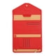 thumbnail image 5 of Funda para pasaporte RFID, portátil, de piel sintética suave, para viajes de negocios, color rojo brillante, 5 of 14