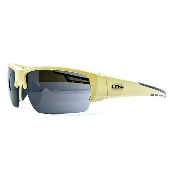 Raze Eyewear B-Raze Golf Sunglasses, Tan Frame/Smoke Lens -