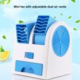 thumbnail image 6 of Viflosae Portable Fans Bladeless Desk Fan Dual Vent Cooling Fan Portable Table Fan Quiet Air Circulator USB Powered Personal Fan Safe Leafless Design Office Home Bedroom, 6 of 9