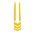 thumbnail image 1 of ziyahi Motorbike Striped Sticker Motorcycle Fender Reflective Sticker Waterproof Moto Decal Tattoo Prevent Scratch, 1 of 9