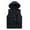 Black, variant on Men's Outdoor Casual Hood Padded Vest Coat Hoodie Men's Autumn Winter Zipper Fashion Pure Color Waistcoat Vest Top hooded Coat