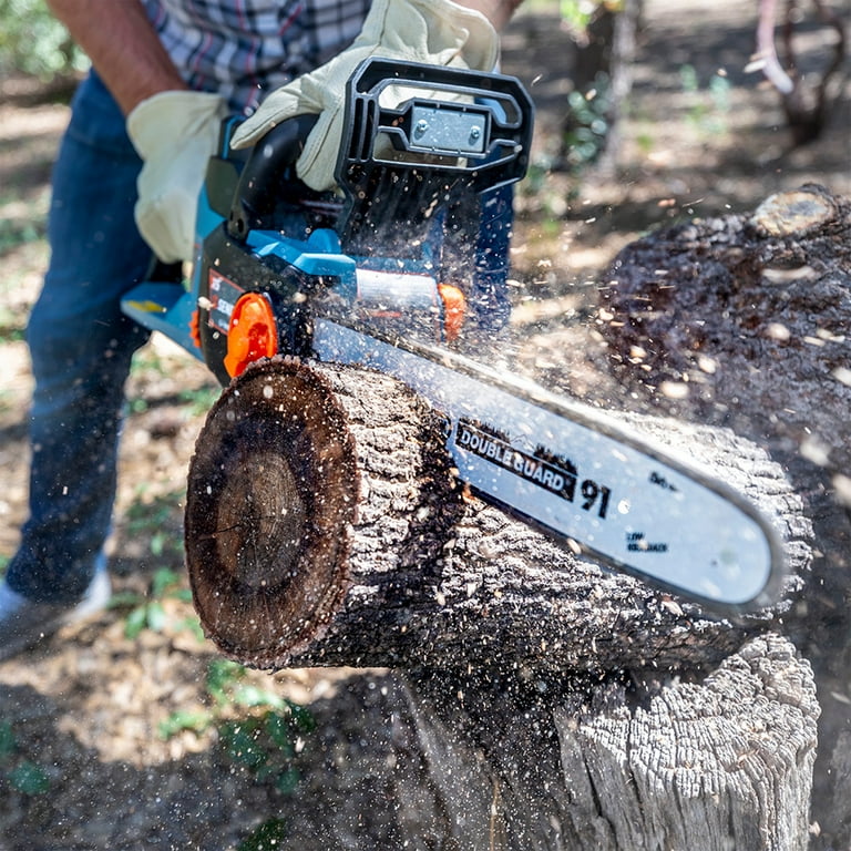 SENIX 58V Cordless Brushless Chainsaw, 14-inch Oregon Bar