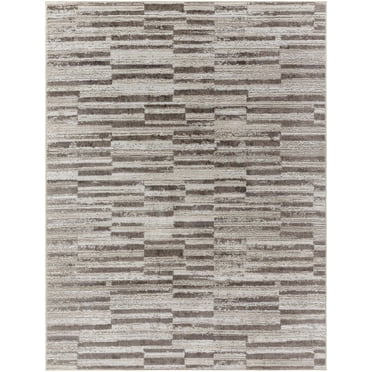 Mark&Day Area Rugs, 5x7 Megean Modern Medium Gray Area Rug (5'3" x 7')