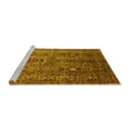 thumbnail image 2 of Ahgly Company Machine Washable Indoor Rectangle Oriental Yellow Industrial Area Rugs, 5' x 8', 2 of 4