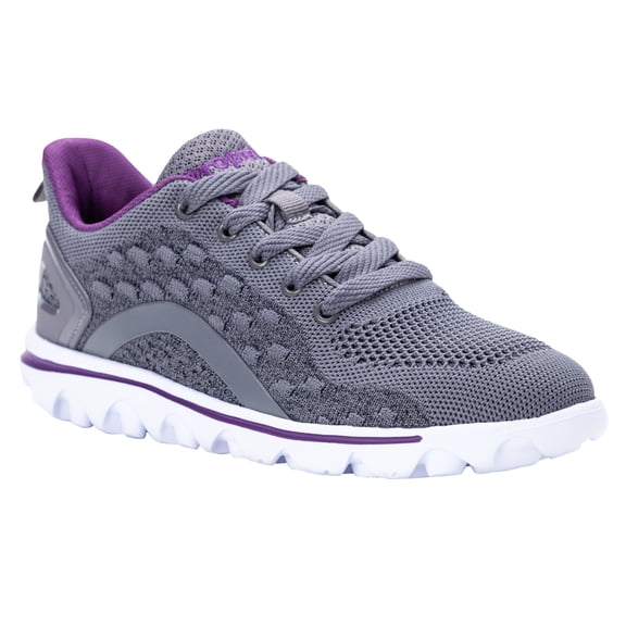 Propet TravelActiv Axial Women's Sneakers - Grey/Purple, Size 12