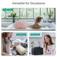 thumbnail image 4 of Bagsmart Unisex Large Capacity Toiletry Bag, Travel and Organizer Makeup Cosmetic Bag with Handle for Your Essentials, Men and Women, Beige, 4 of 11