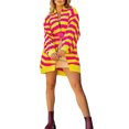thumbnail image 1 of Txlixc Suéter de cardigan rayado femenino Txlixc moda, 1 of 7