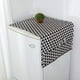 thumbnail image 4 of Funda para muebles con diseño geométrico de toalla para refrigerador, tela a prueba de polvo e impermeable, adecuada para lavadora y refrigerador (triángulo negro puerta simple (lavadora) 55*130), 4 of 4