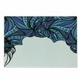 thumbnail image 1 of Octopus Cutting Board, Abstract Tentacle Pattern with Intertwined Parts Marine Twisted, Decorative Tempered Glass Cutting and Serving Board, Small Size, Violet Blue Turquoise, by Ambesonne, 1 of 1