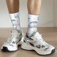 thumbnail image 6 of Fuzoiu Sea Animals Print Athletic Crew Socks for Men & Women,Casual Crew Socks,Above Ankle Crew Socks for Business, Casual, 6 of 6