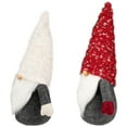 thumbnail image 5 of Plush Standing Gnomes Christmas Decorations - 14" - Set of 2, 5 of 7