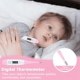 thumbnail image 4 of Baby Grooming Kit,Bexikou Pink 8Pcs Newborn Baby Care Accessories with Zipper Box, Baby Hair Nail Thermometer Care Set, Baby Healthcare Set for Newborn Infant, Toddler Girls & Boys, 4 of 8