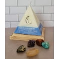 thumbnail image 6 of Pyramid Candle with Crystals Inside, Surprise Candle, 6 of 9