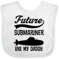 thumbnail image 3 of Inktastic Future Submariner Like Daddy Boys or Girls Baby Bib, 3 of 4