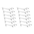 thumbnail image 1 of 12 Pcs Chopsticks Rest Little Dog Chopsticks Holder Dachshund Zinc Alloy Fork Stand Spoon Tableware, 1 of 5
