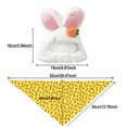 thumbnail image 5 of AZXY Easter Porch Goose Outfit, Plush Fuzzy Bunny Ear Hat with Carrot Decoration Set,Goose Costume for 23 Inch Cement Plastic Lawn Goose Statue, Easter Spring Decor, Outdoor Yard Garden Home Decor, 5 of 5