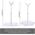 thumbnail image 2 of 6 Pieces Action Figure Stand, 5-12 Inch Clear Dolls Stand for Humanoid Display Support Compatible with HG RG SD SHF Gundam 1/144, 2 of 7